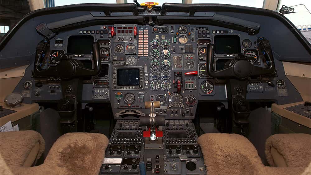 Falcon 20F Cockpit