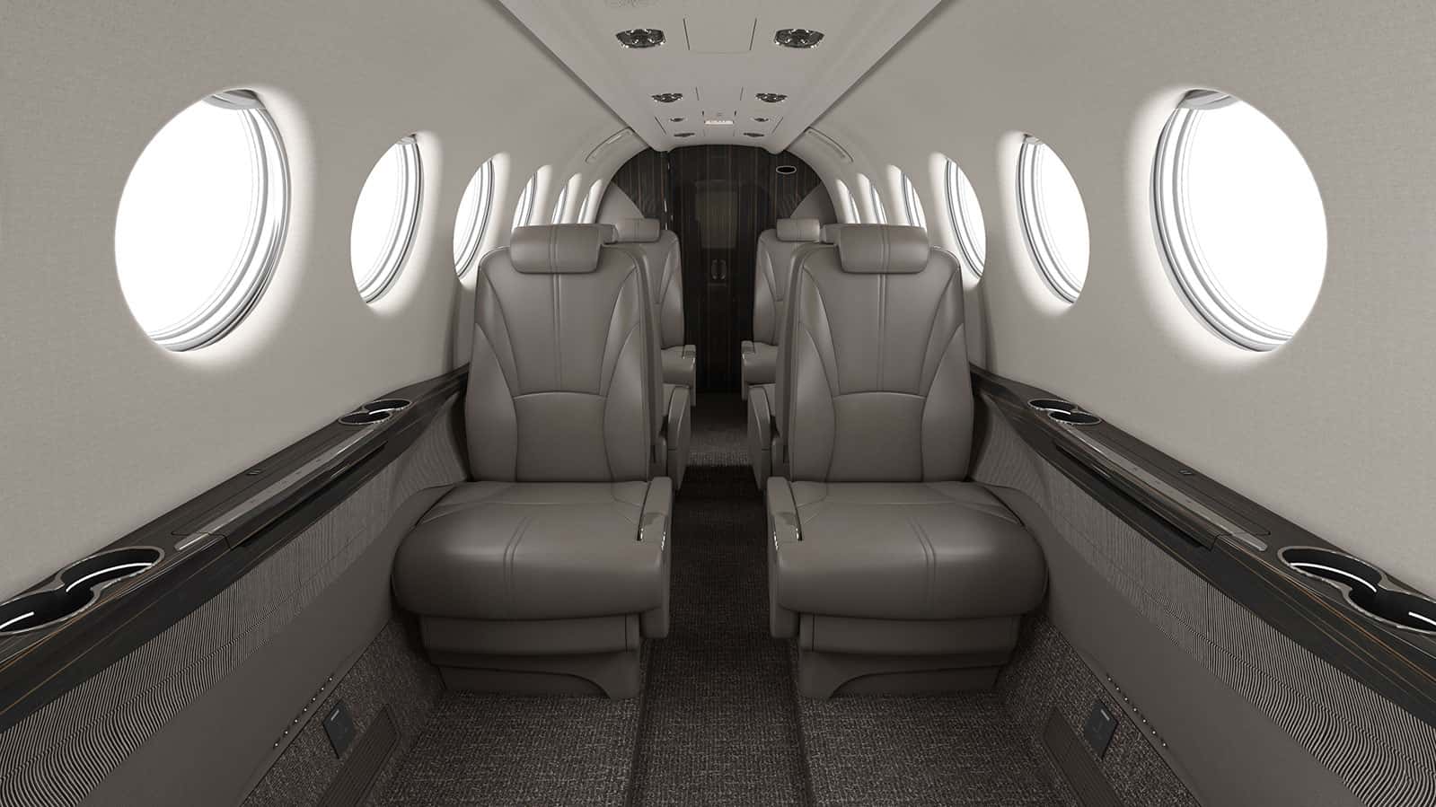 King Air 360 Interior