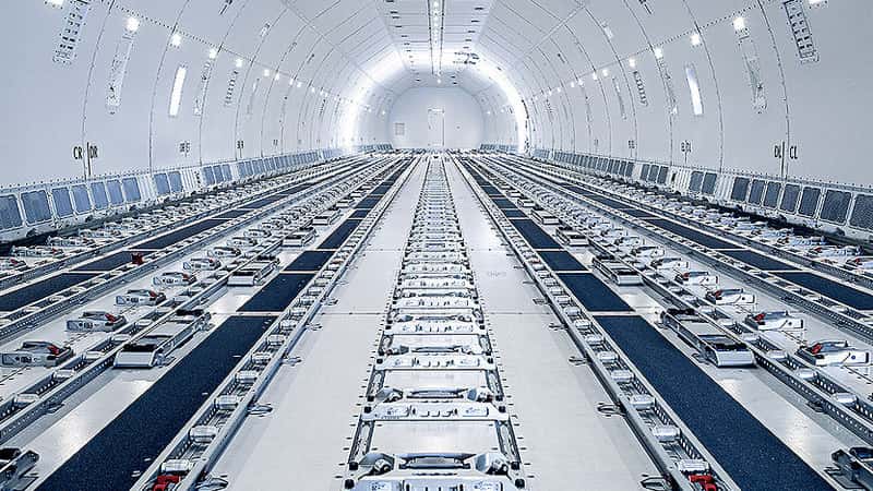 777 Freighter Innenraum