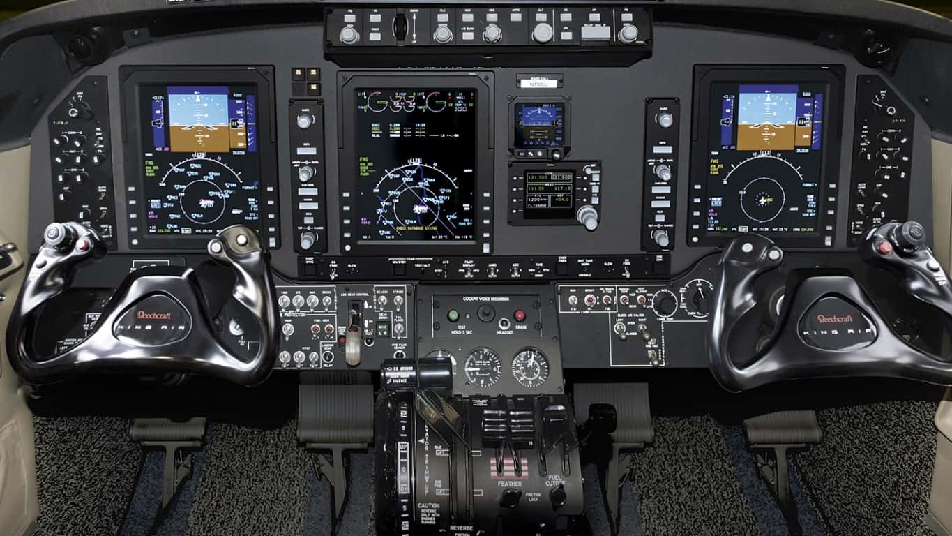 King Air C90GTx Cockpit