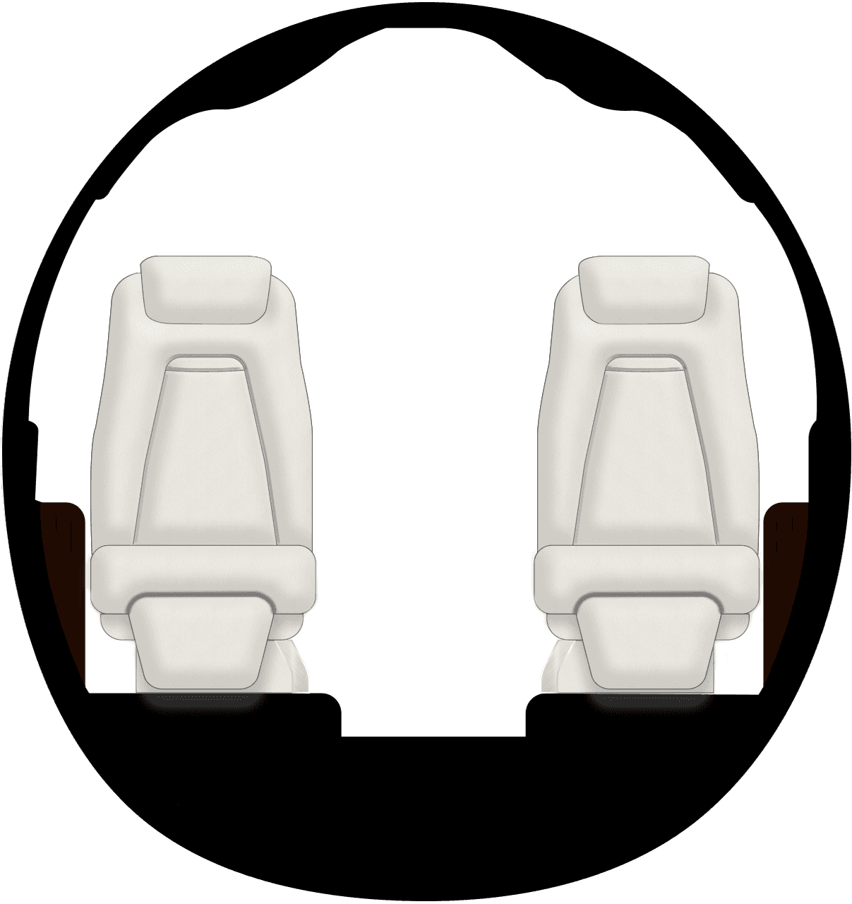 Learjet 75 Cabin