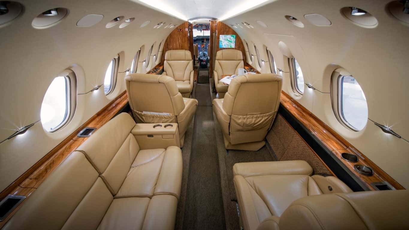 Hawker 800XPi Interior