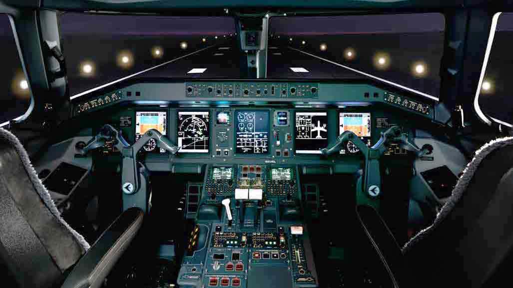 Lineage 1000 Cockpit
