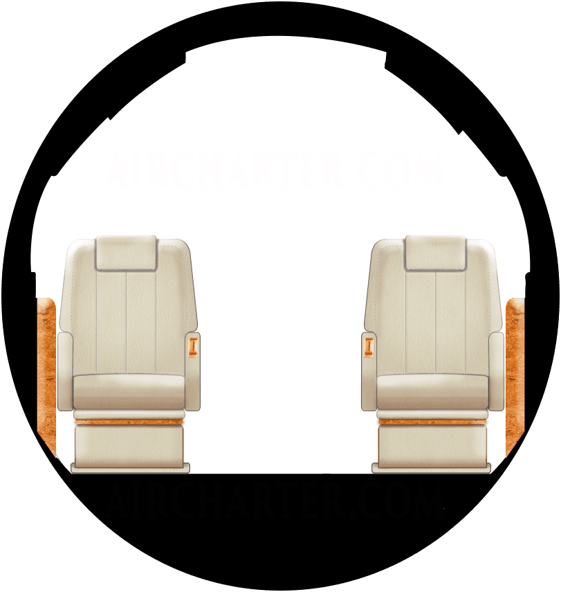 Falcon 900C Cabine