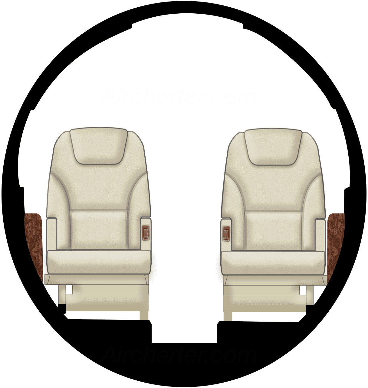 Hawker 700A Cabina