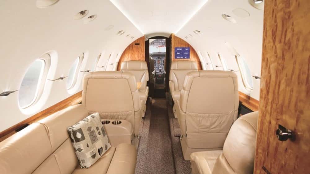 Hawker 750 Interior