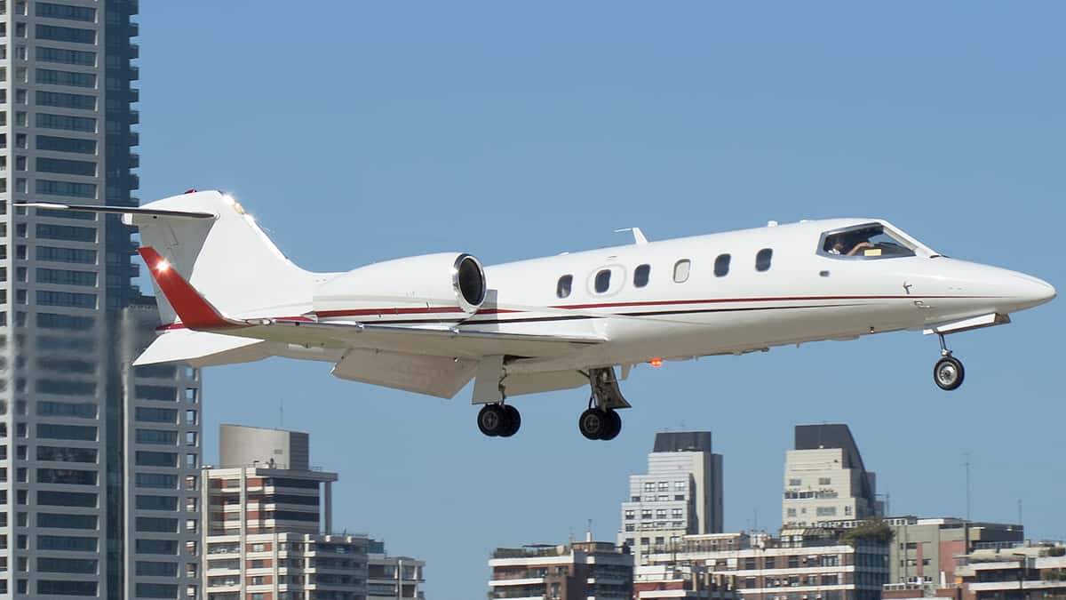 Learjet 31 Außenansicht