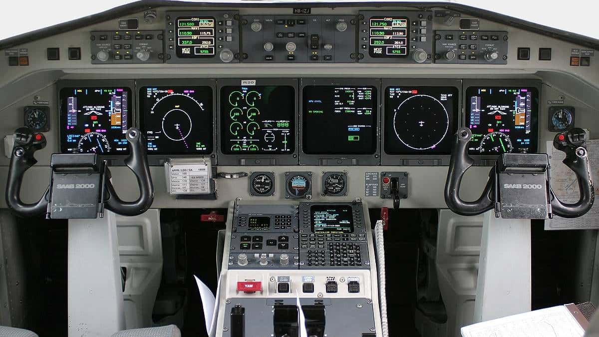 Saab 2000 Cockpit