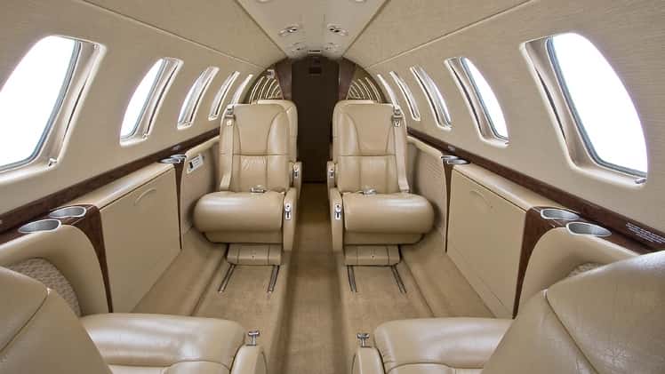 Citation CJ3 Innenraum