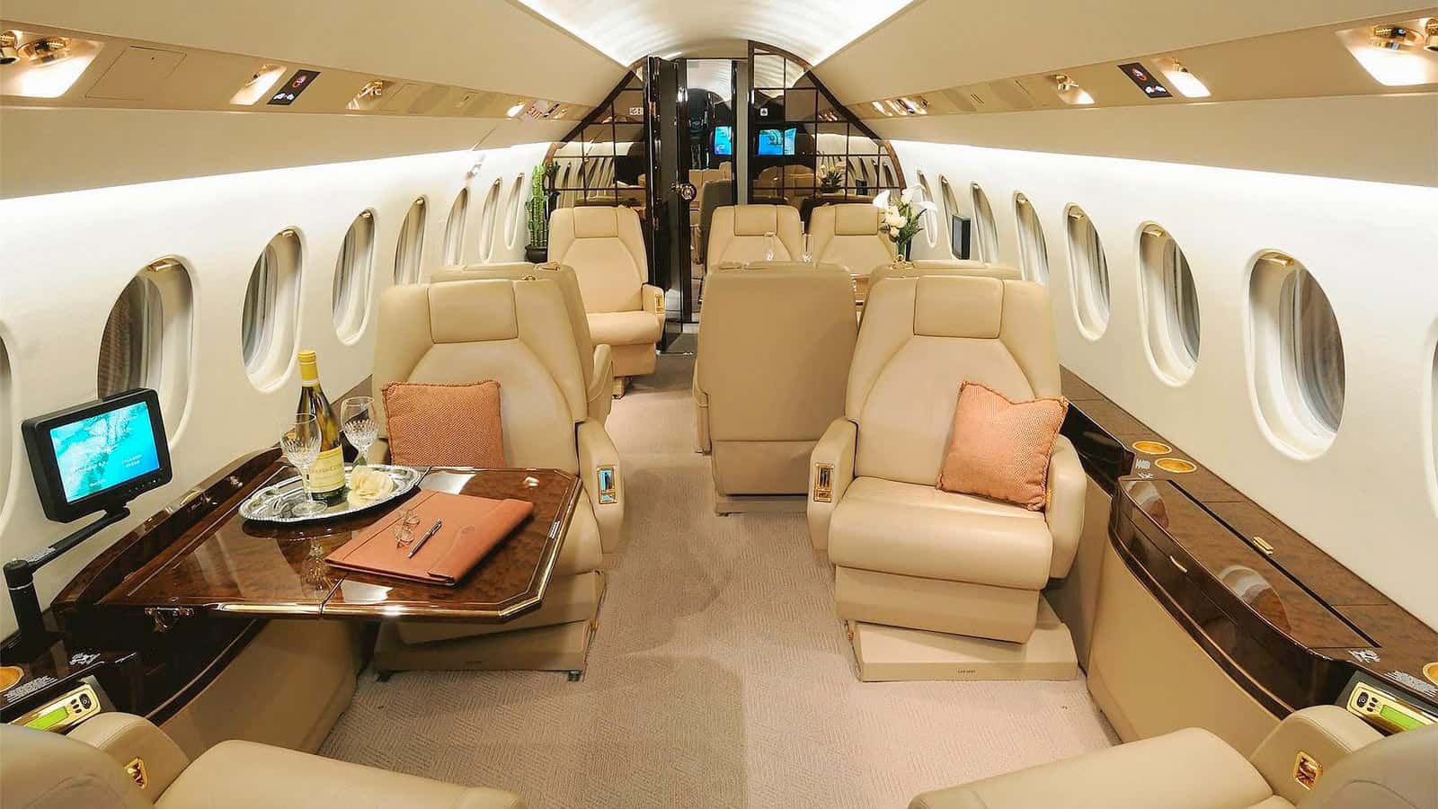 Falcon 2000EX Innenraum