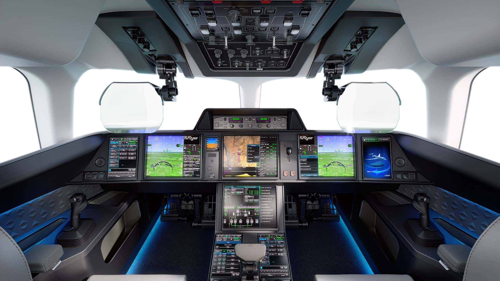 Falcon 10X Cockpit