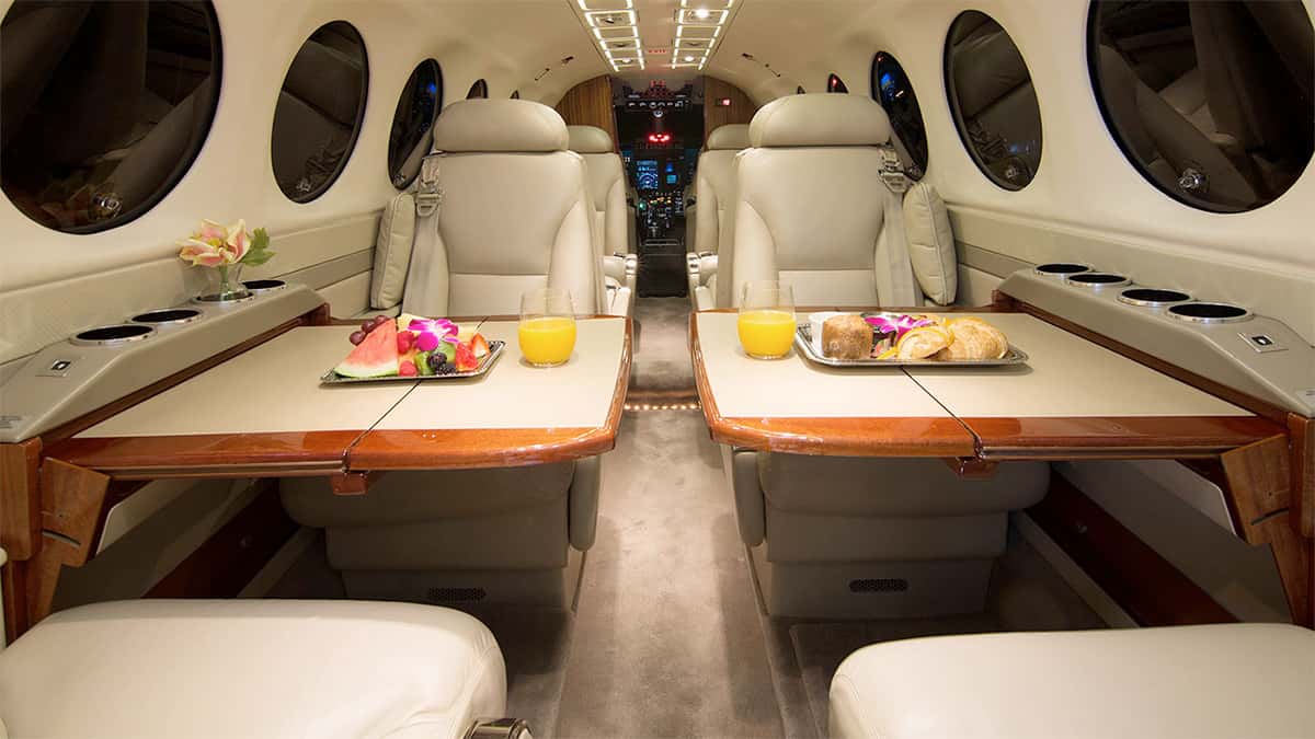 King Air 350 Interior