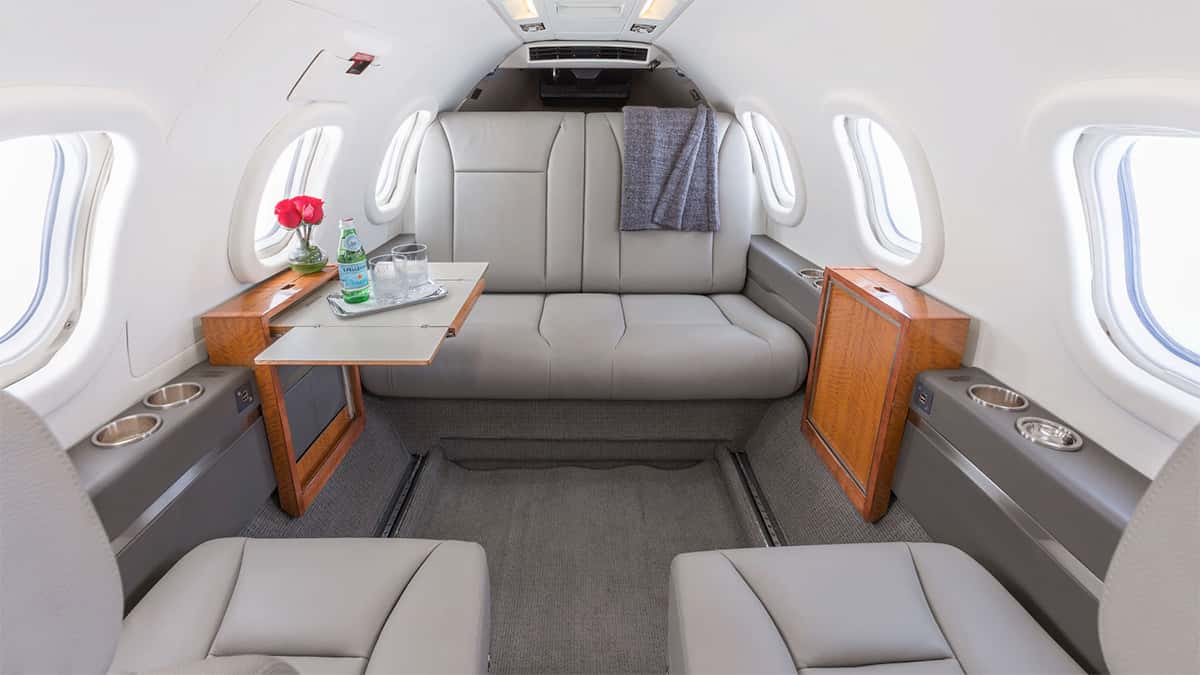 Learjet 35 Interior