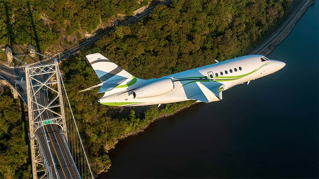 Falcon 2000 Außenansicht