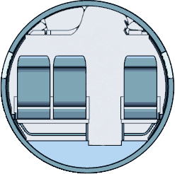 ERJ 145 Cabin