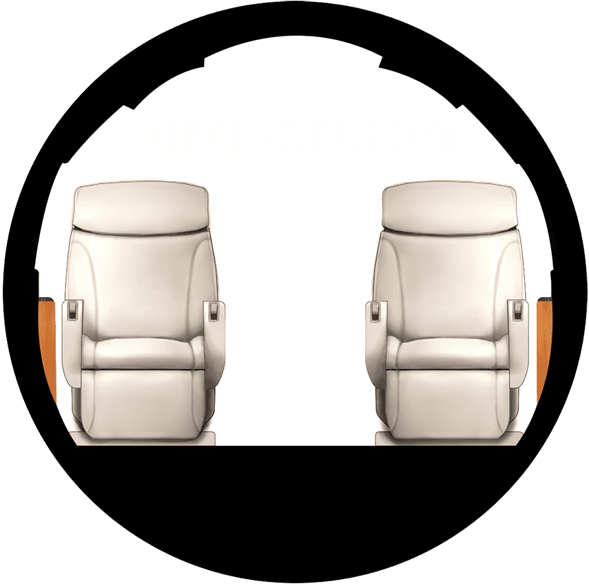 Falcon 8X Kabine