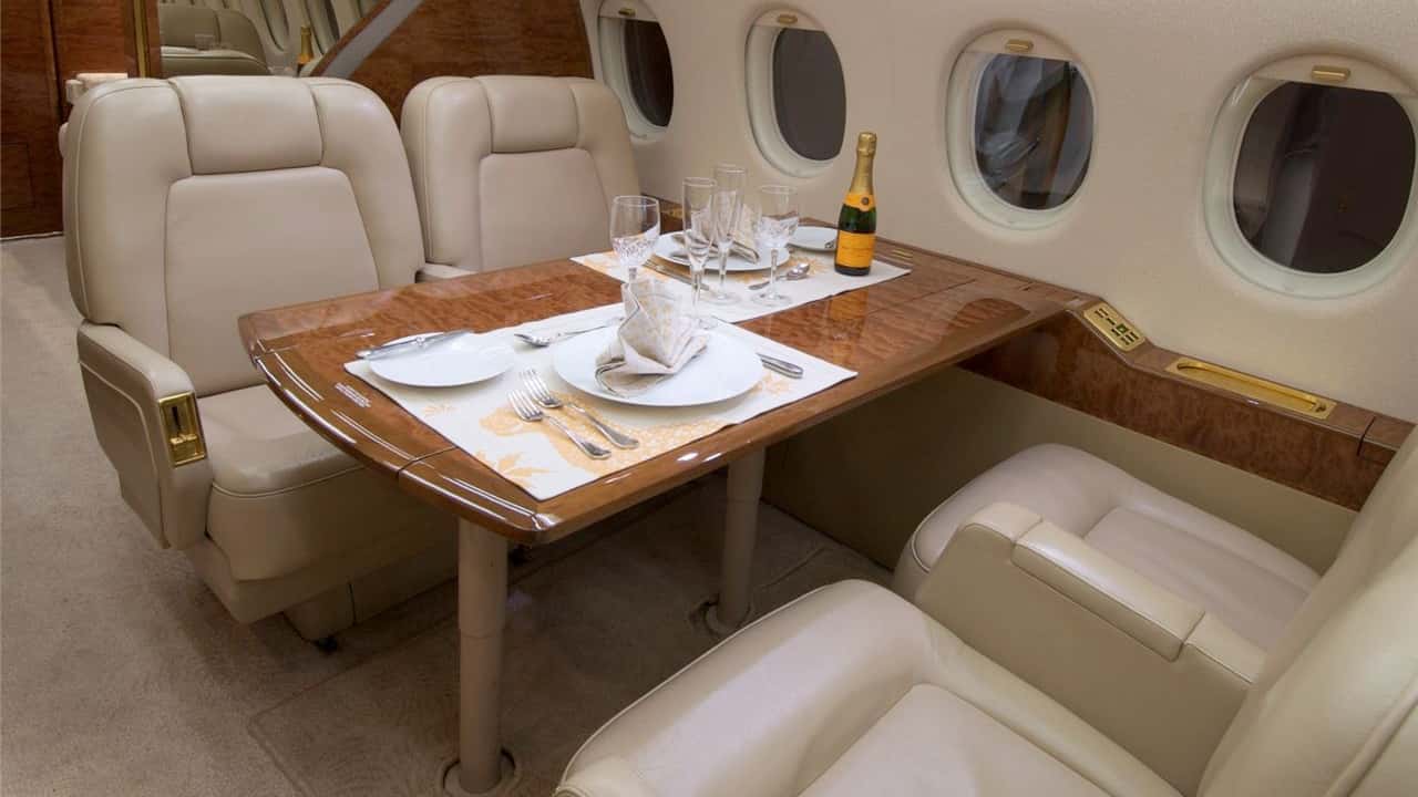 Falcon 900B Intérieur
