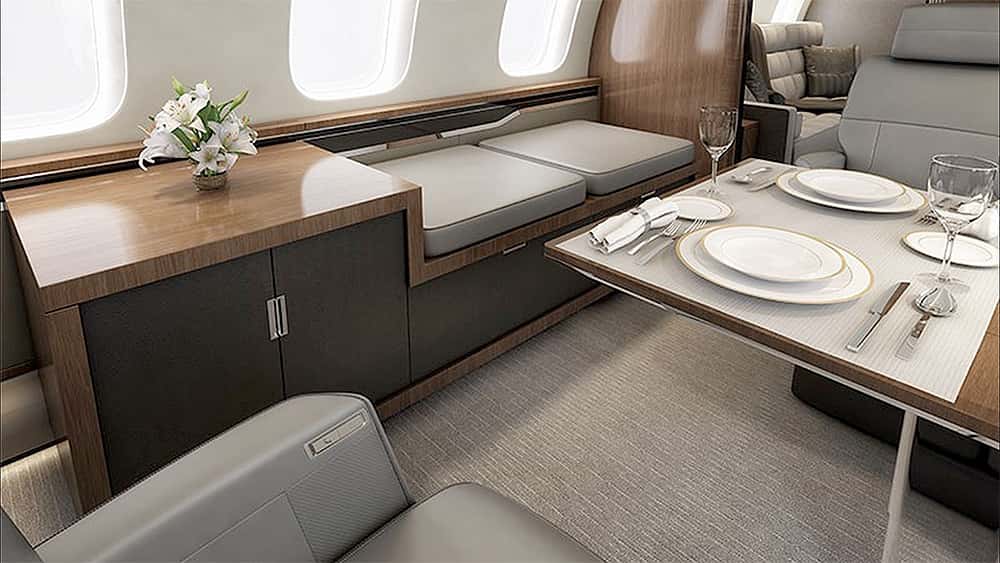 Global 8000 Interior