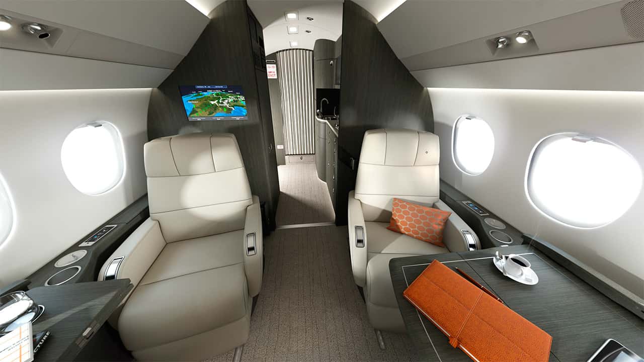Falcon 2000LX Interior