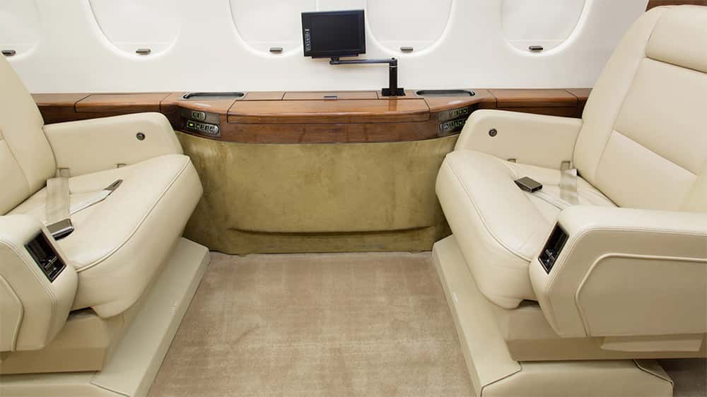 Falcon 900DX Innenraum