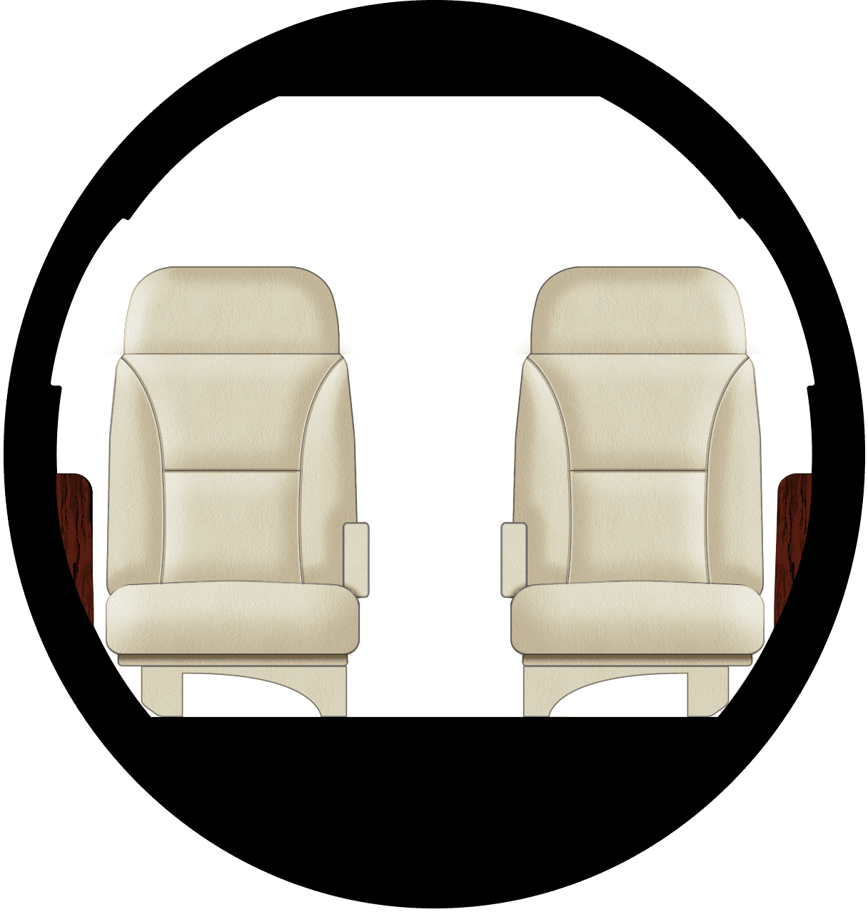 Learjet 35A Cabine