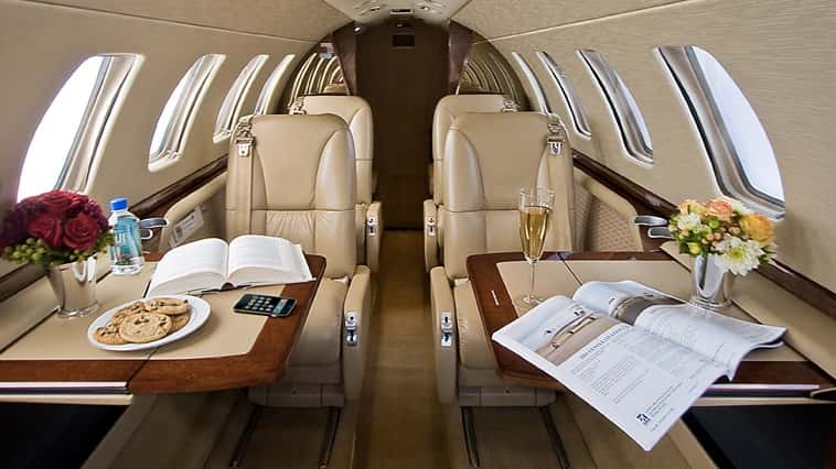 Citation CJ3 Innenraum