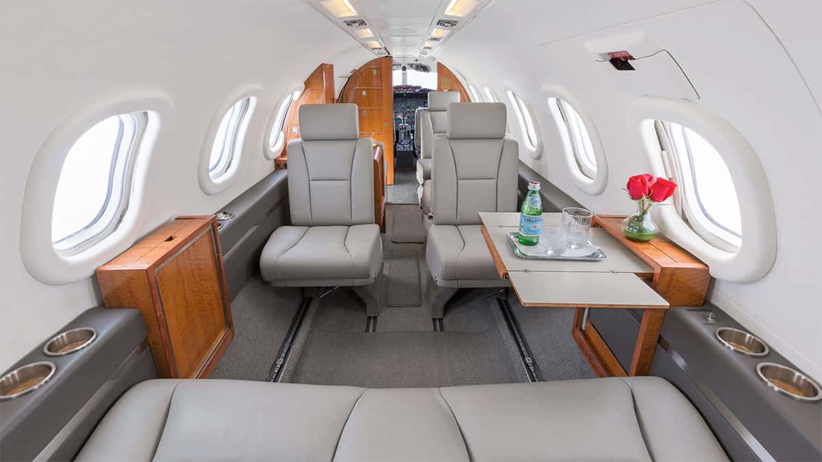 Learjet 35 Interior