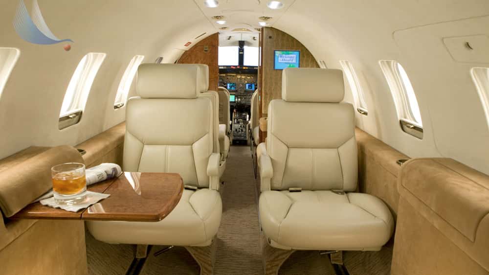 Learjet 25D Innenraum