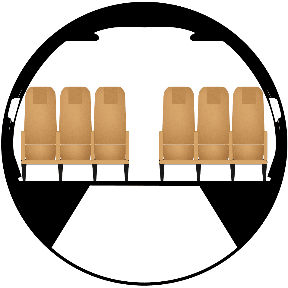 146-200/AVRO RJ85 Cabin