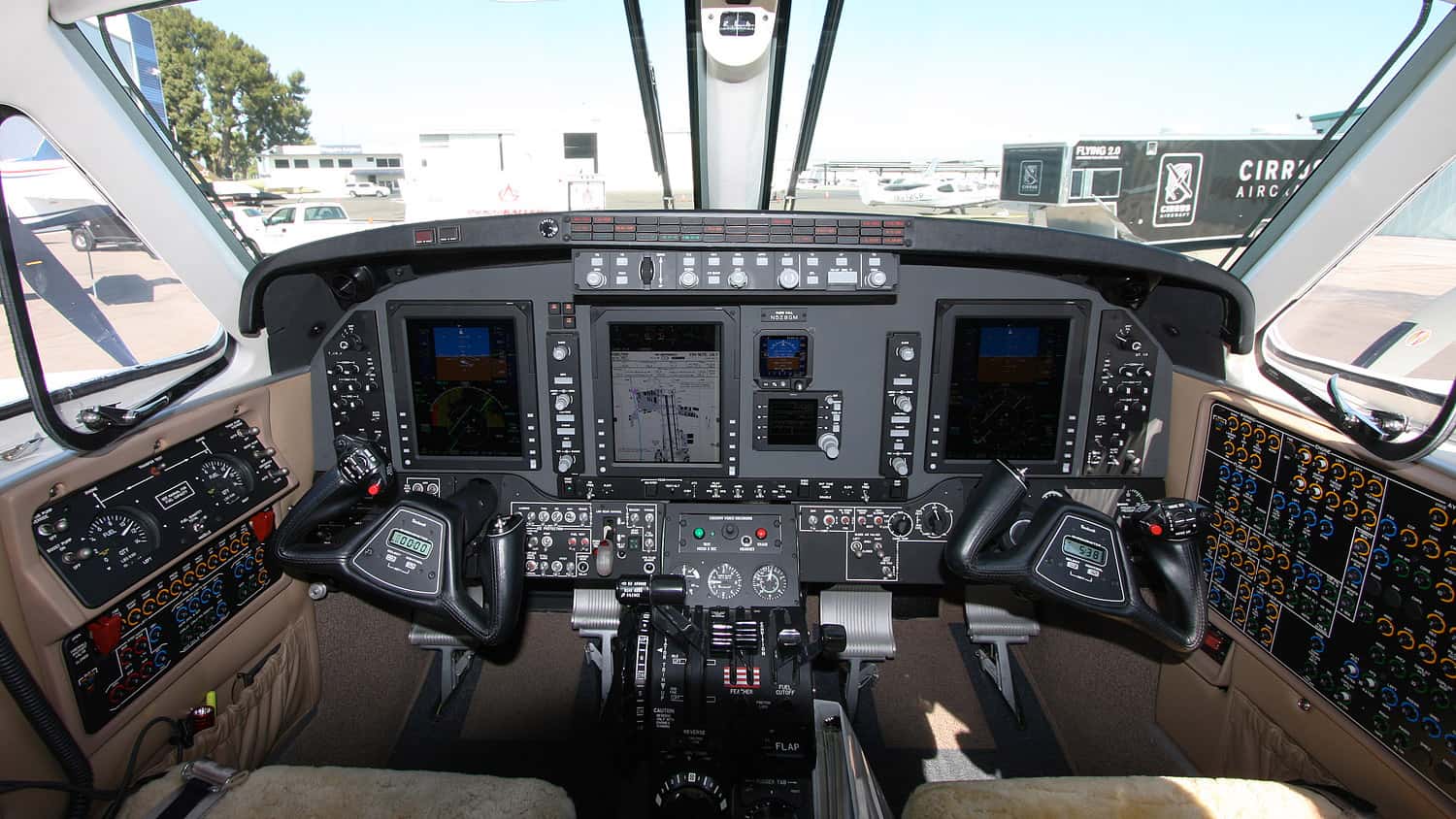 King Air C90GTi Cockpit
