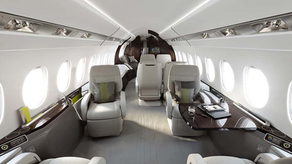 Falcon 5X Interior