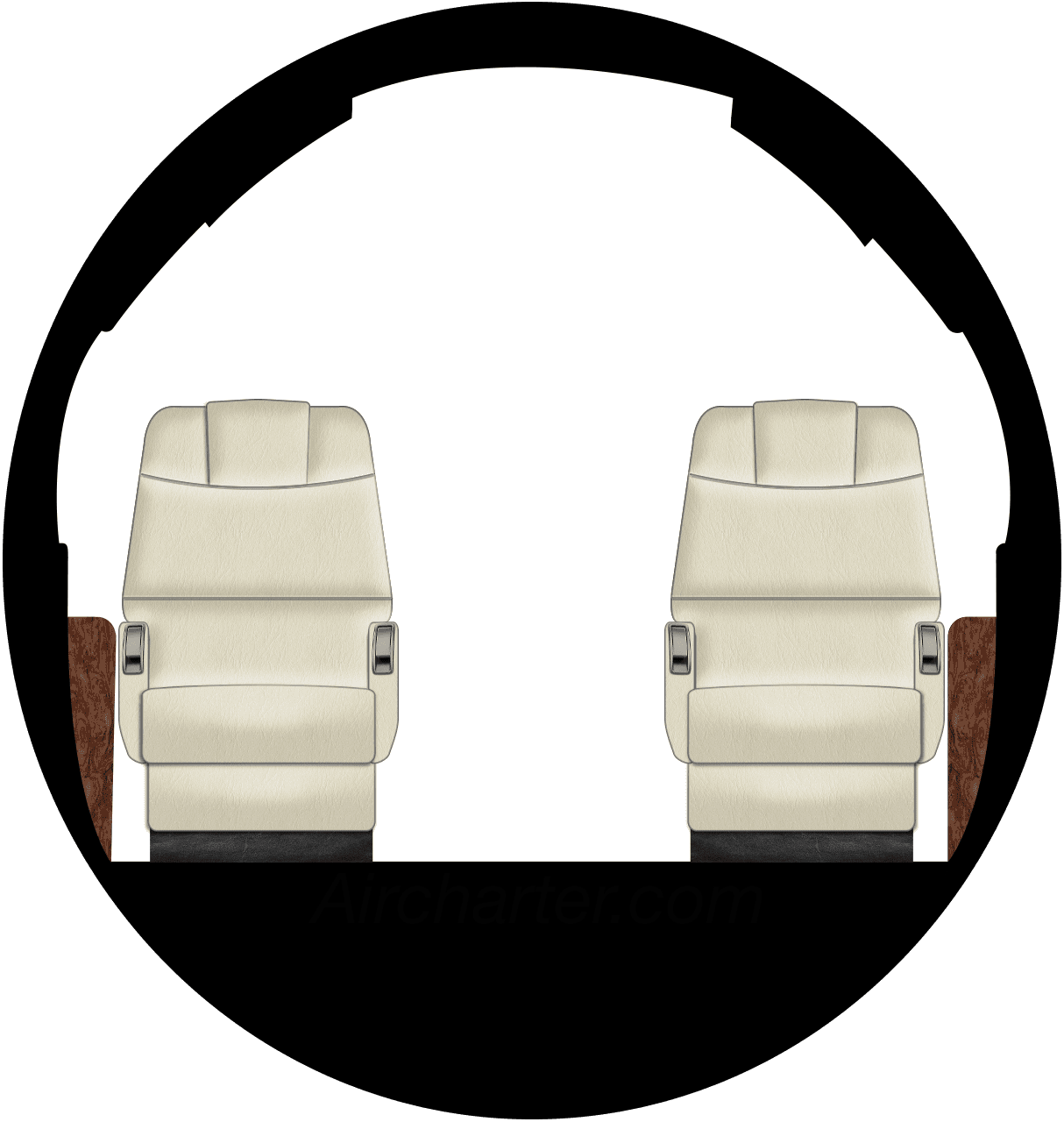 Falcon 2000LXS Cabine