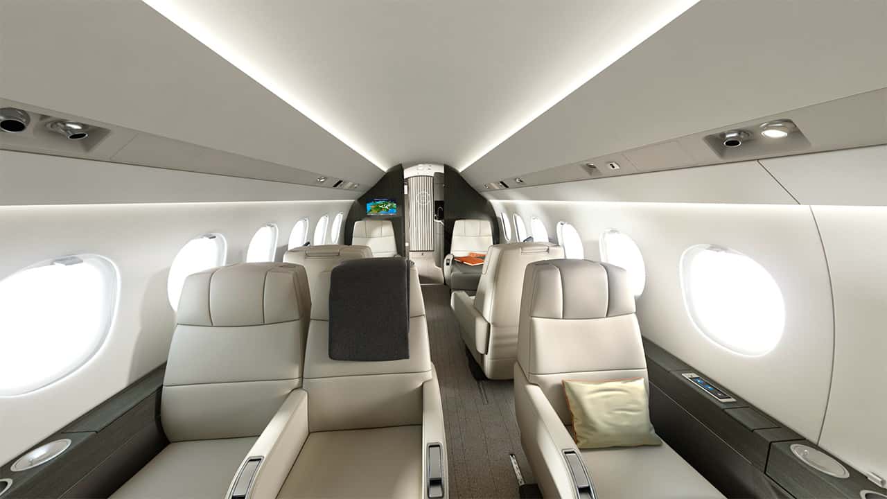 Falcon 2000LX Interior