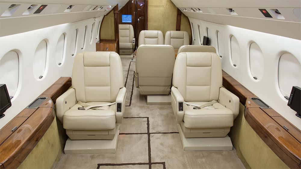 Falcon 900DX Innenraum