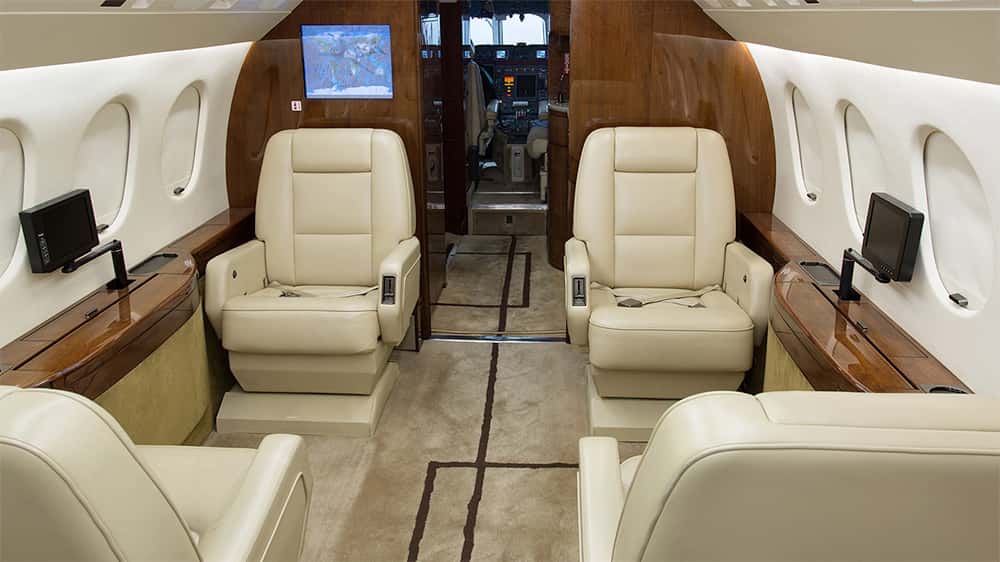 Falcon 900DX Innenraum