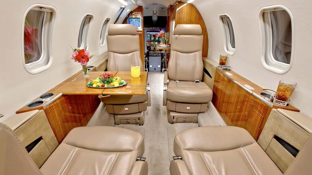 Learjet 40 Interior