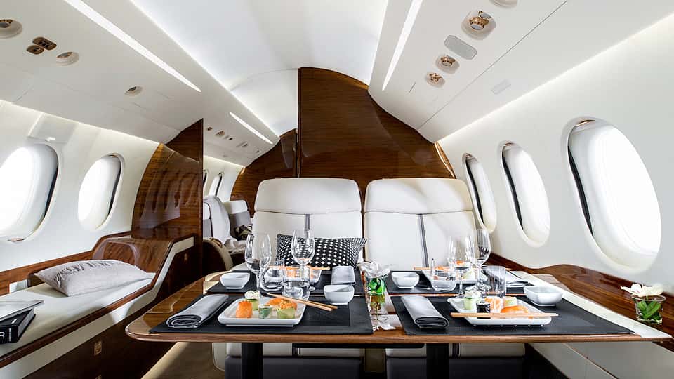 Falcon 7X Interior