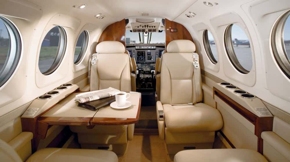 King Air C90 Intérieur
