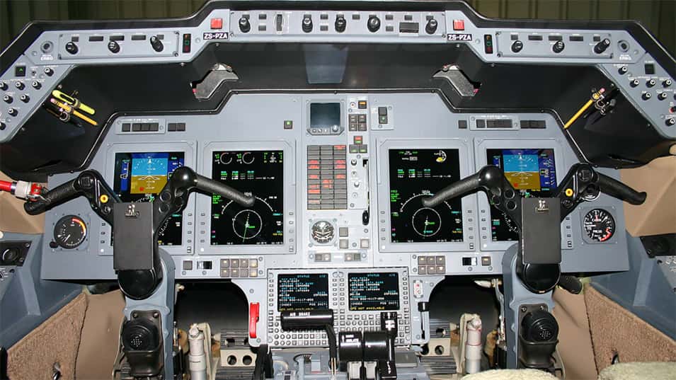 Hawker 800A Cockpit