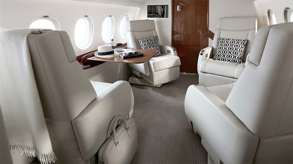 Falcon 2000 Innenraum