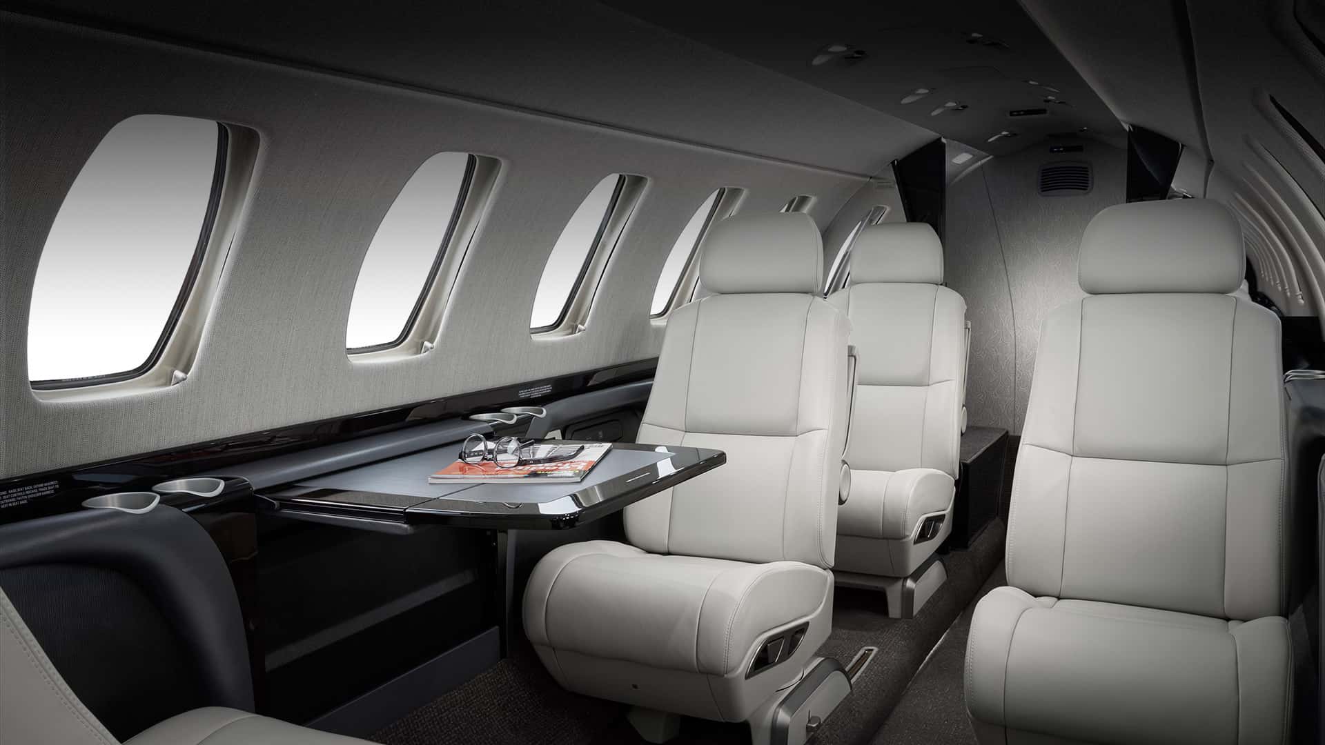 Citation CJ3+ Intérieur
