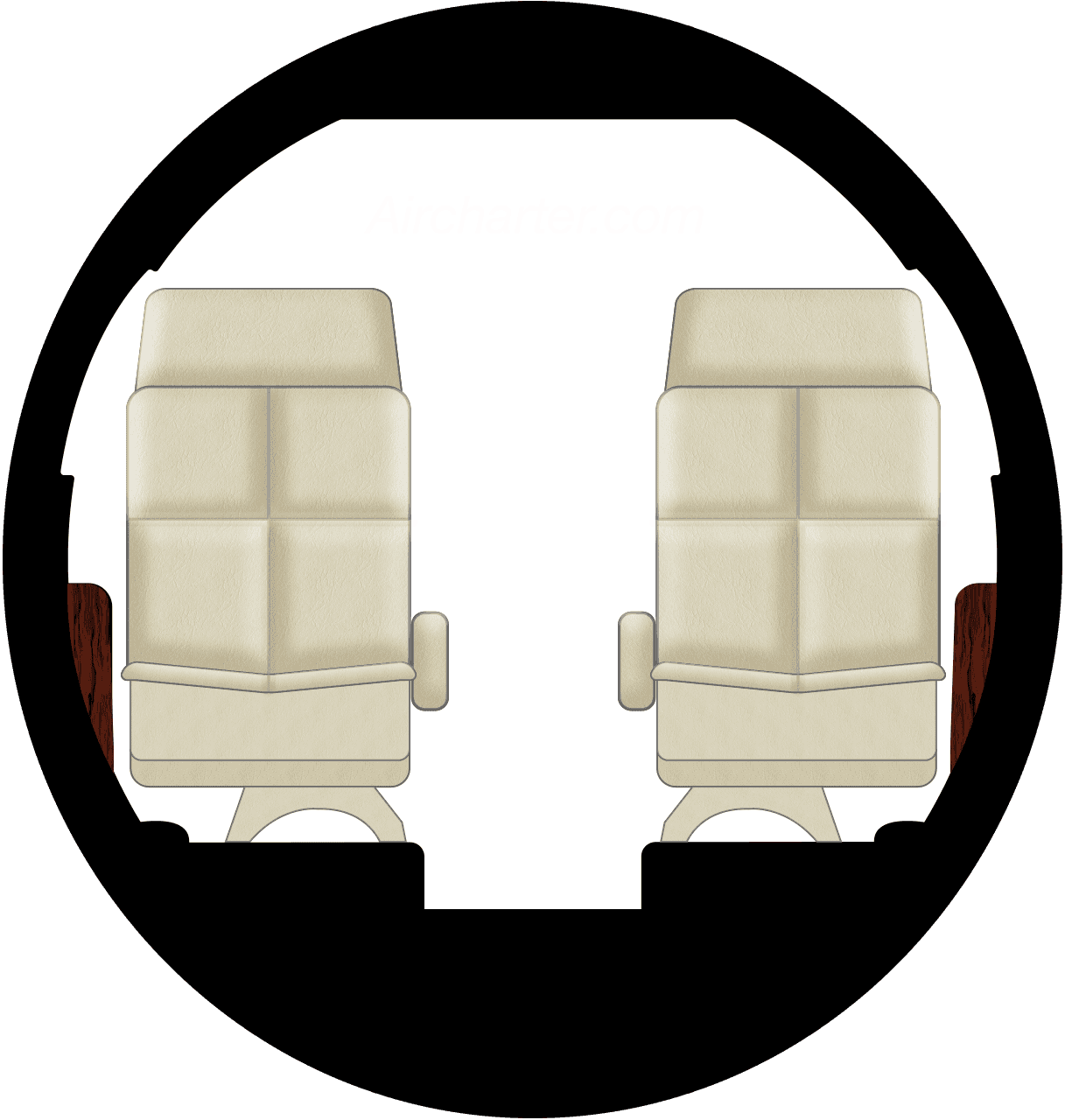 Learjet 36 Cabine