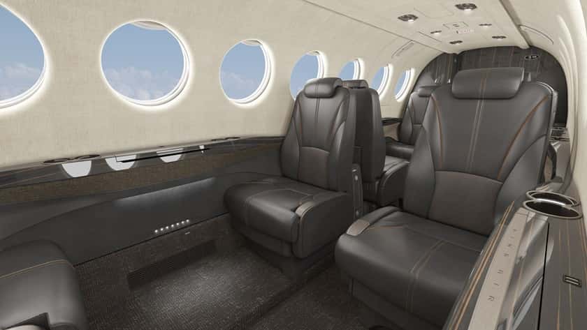 King Air 360 Interior