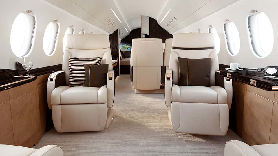 Falcon 8X Innenraum