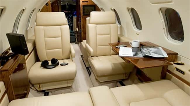 Learjet 36A Interior