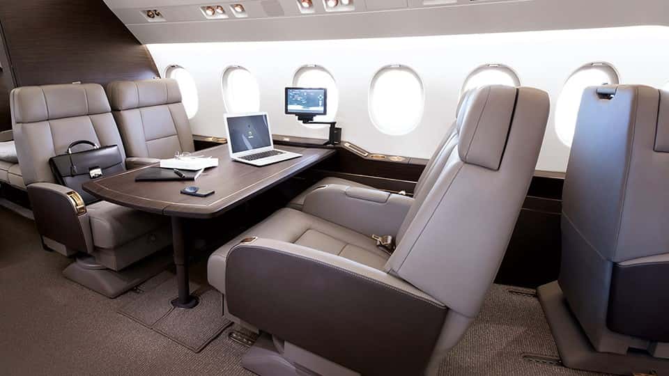 Falcon 900LX Innenraum