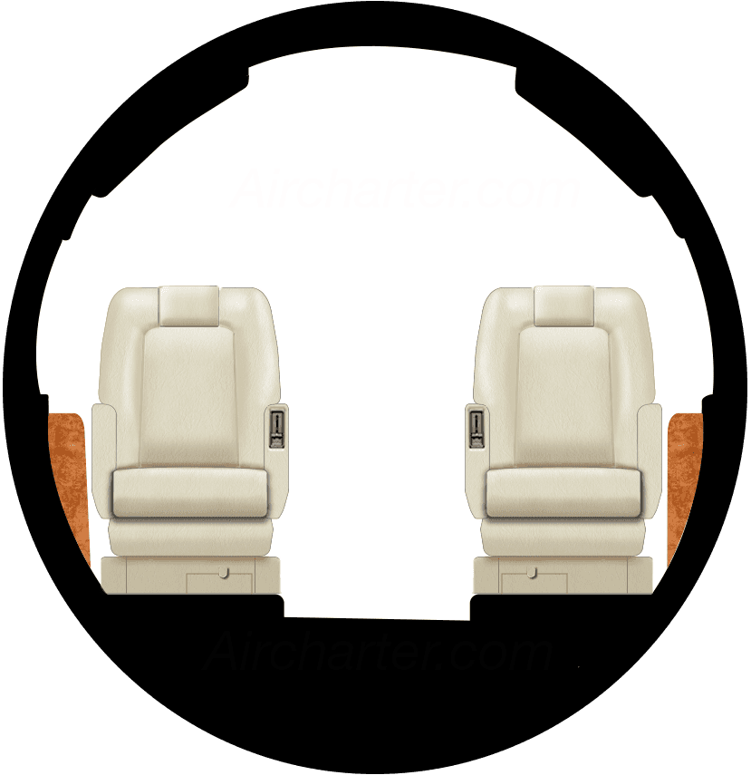 Falcon 200 Kabine