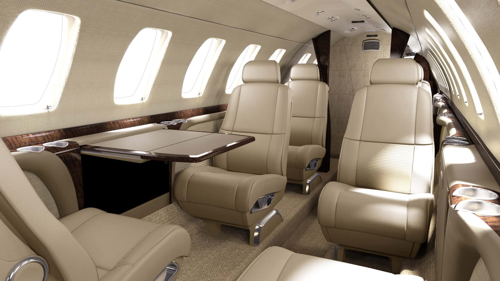 Citation CJ3+ Intérieur