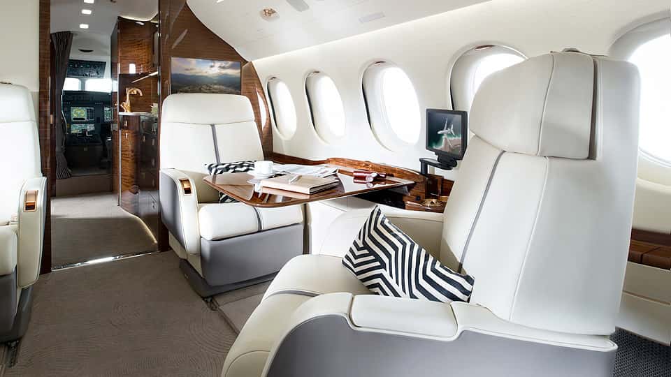 Falcon 7X Interior