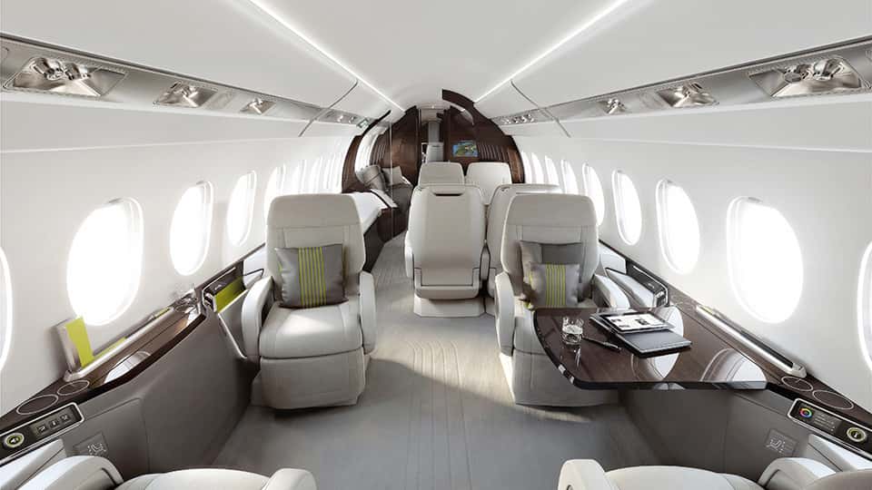 Falcon 5X Interior